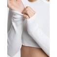 thumbnail image 5 of Round Neck Ribbed Cropped Sweater, 5 of 6