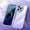 Purple, variant on Feishell for iPhone 14 Pro Max Slim Case,Luxury Crystal Clear with Camera Lens Protector Hard PC+Soft TPU Silicone Bumper Shockproof Drop Protective Anti-Yellowing Back Phone Cover.Purple