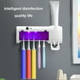 thumbnail image 2 of Coofit Toothbrush Cleaning Holder Plastic Toothbrush Cleaner Holder Toothbrush Rack, 2 of 10