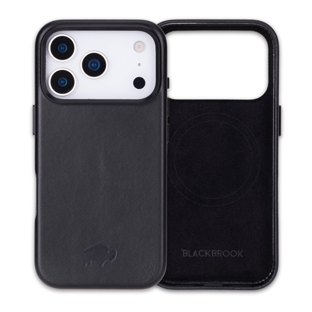 Blackbrook Funda De Cuero Para Iphone 17 Pro Max - Barlow Funda A Presión Hecha A Mano Cuero De Plena Flor Con Protección De Borde 360 Compatible Con Magsafe Diseño Protector Delgado Caja De Regalo