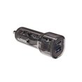 thumbnail image 1 of Merkury Innovations Circuit PD Enabled 38W Fast Charging Transparent Black USB Car Charger, 1 of 5