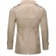 thumbnail image 3 of Gabardina con solapa sólida y doble botonadura para hombre, 3 of 5
