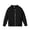 Black, variant on lnmuld Girls Solid Zip Up Bomber Jacket Long Sleeve Zipper Pocket Casual Outerwear Black,3-4 Years