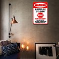 thumbnail image 2 of Señal Advertencia Placa Metal Vintage Pintura Hierro Rectangular Arte La Pared Decor20x30cm, 2 of 9