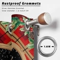 thumbnail image 6 of 2 Panels Outdoor Curtains for Patio Waterproof 54"x95" Christmas Gingerbread Weatherproof Privacy Outsides Curtains, Winter Xmas Tree Berry Pine Fruits Grommet Thermal Drapes for Cabana Porch Pergola, 6 of 8