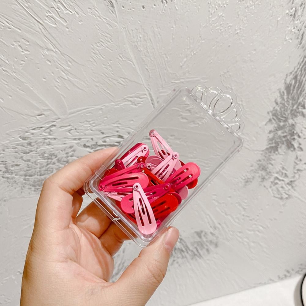 30PCs Lovely Women Candy Color Paint Hair Snap Clip Hairpin Barrette Gifts 30PCs Lovely Women Candy Color Paint Hair Snap Clip Hairpin Barrette Gifts