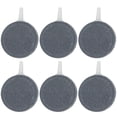 thumbnail image 1 of 6pcs Aquarium Air Stone Fish Tank Round Bubble Release Air Stone for Pond, 1 of 8