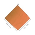 thumbnail image 4 of Unique Bargains 1 Pc Absorbent Waffle Pattern Golf Towel 15.75"x15.75" Orange, 4 of 6