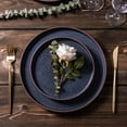 thumbnail image 4 of Dinner Plates,Ceramic Dinner Plates Set of 6,10.75 inch Large ceramic plates,Modern Shape Dinnerware Dishes Set for Kitchen, Microwave & Dishwasher & Oven Safe-Coffee Rim, 4 of 15