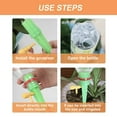 Helenmas Automatic Water Dripper 6PCS Automatic Plant Self Watering Spikes with Control Tap