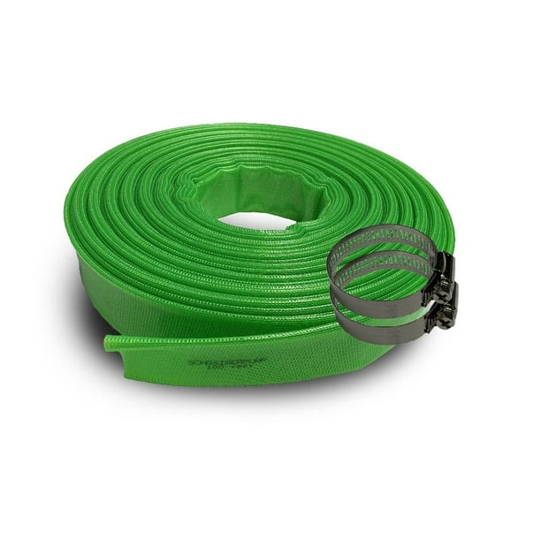Schraiberpump (8 bar) 3Inch by 100 Feet General Purpose Reinforced PVC