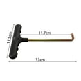 thumbnail image 3 of Hook Puller Spring Puller T-Shape Trampoline Easily Easy To Hold Electroplating Treatment Finger Groove Design, 3 of 12
