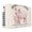 Brown Pink, variant on Farmhouse Pig Indoor Air Conditioner Covers for Window Units, Watercolor Cute Retro Art AC Cover for Inside, Double Insulation Adjustable Waterproof Wall AC Cover Protector 17" x 13" x 3.5"