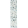 thumbnail image 2 of Safavieh  Vogue Minica Modern Abstract Rug Beige/Turquoise 2' x 8' Runner Latex Free 8' Runner Runner, Indoor Entryway, Bedroom, Dining Room Blue, 2 of 7