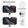 thumbnail image 5 of Yiaed Colorful Patterned Snake Print Car Windshield Sunshade Front Auto Car Front Window Sun Shade Foldable Sun Visor Shield Cover Auto Accessories for Sedan SUV Truck-Small, 5 of 5