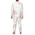 thumbnail image 5 of Kll Cute Pigs Sleepwear Mens Flannel Pajamas,Long Cotton Pj Set, 5 of 9