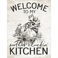 thumbnail image 2 of Great Art Now Welcome to My Mother Cluckin' Kitchen by Lettered & Lined, Canvas Wall Art, 15W x 20H, 2 of 2