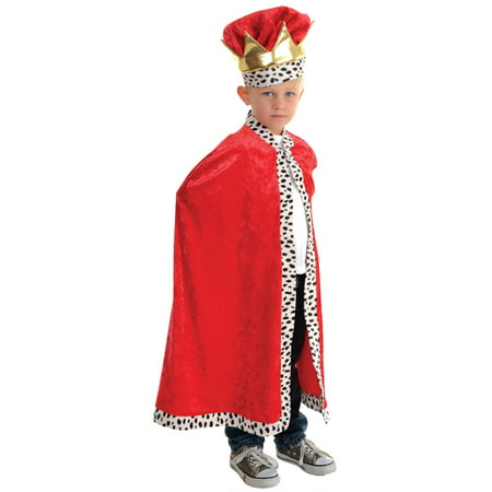 Little Boy'S King Cape Costume
