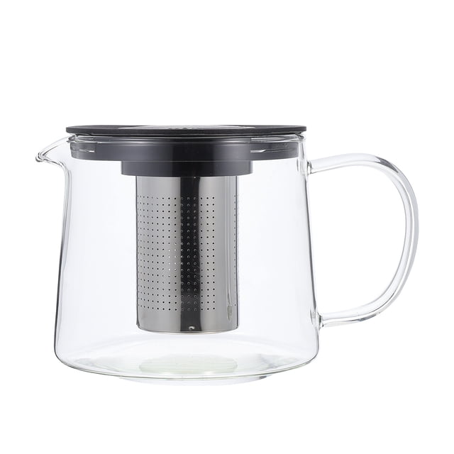 MasteelfCA Durable Household Tea Pot Glass Tea Pot with Filter for Home Use Tea Ware