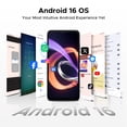thumbnail image 6 of DOOGEE Note56 Plus Unlocked Android 16 Cell Phone, 48GB + 256GB/2TB TF Expand, 6.56" HD+ 90Hz Display, 6150mAh Battery, 50MP+8MP AI Camera, NFC/OTG/Side Fingerprint, 4G Dual SIM Unlocked Smartphone, 6 of 9