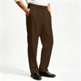 thumbnail image 3 of SAWOBUUN Men's Pleated Dress Pants Straight Leg High Drape Business Casual Suit Trousers with Pockets, 3 of 6