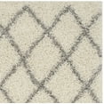 thumbnail image 6 of SAFAVIEH Dallas Jerrie Geometric Shag Area Rug, Ivory/Grey, 6' x 9', 6 of 8
