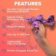 thumbnail image 3 of Foam Airplane Glider - Durable EVA Foam with 100 Foot Glide - Purple Mini Glider™ Plane - Indoor and Outdoor Active Play Gift for Kids - Refresh Sports, 3 of 8