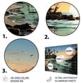 thumbnail image 3 of Designart "Moonlit Beach in the Dominican II" Nautical & Beach Metal Art Print, 3 of 5