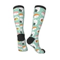 thumbnail image 4 of Balery Kawaii Sushi Printed Novelty Socks Men's Women's Crew Socks Sports Socks Knee High Socks Cotton Socks Quirky and Cool Socks, 4 of 9