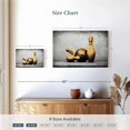 thumbnail image 4 of Elephant Stock Textured Bowling Wall Art - Horizontal Canvas Wall Art - Bedroom Wall Decor - Sports Canvas - Brown And Gray Decor - 12" x 8", 4 of 8