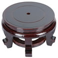thumbnail image 1 of SHISUYAN Flowerpot Holder Wood Base Rack For Fish Bowl Vase Craft Round Ornament Display Base, 1 of 8