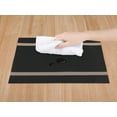 thumbnail image 3 of REGALWOVEN Placemats Set of 8 Vinyl Placemats for Kitchen Dining Table Decor Washable Heat Resistant Table Placemats Wipeable Table Mat Black 18*12in, 3 of 7