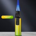 thumbnail image 1 of POINTERTECK Briquet Torche Professionnel Rechargeable au Butane - Flamme Bleue Coupe-Vent pour Barbecue et Usage Extérieur - Réglage 3 Intensités Corps en Alliage Sûr et Portable, 1 of 2