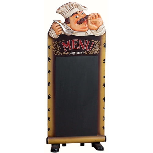 Abc Home Collection Menu For Today Bistro Chef Menu Free Standing Chalkboard Walmart Com Walmart Com