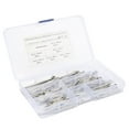 thumbnail image 3 of Kit d'Assortiment de Goupilles Cotter, Goupilles Fendues en Acier Inoxydable Universelle Longue Durabilité pour la Réparation d'Atelier de Garage de Camion Automobile 150Pcs, 3 of 8