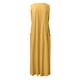 thumbnail image 5 of Vestido largo sin mangas con cuello en V y color liso para mujer: corte holgado, bolsillos, vestido informal cómodo para el día a día., 5 of 5