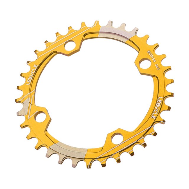 Plato de bicicleta de montaña Zulema 104 BCD 34T oro