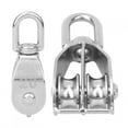 thumbnail image 1 of Fixed Pulley, Strong Load-Bearing Capacity Lifting Pulleys,  304 Stainless Steel For Hanging Heavy Objects M20 75Kg, 1 of 8