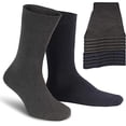 thumbnail image 1 of Calcetines negros para hombre y mujer (paquete de 10 gris oscuro) - Calcetines de primera calidad - Medias de algodón, 1 of 5