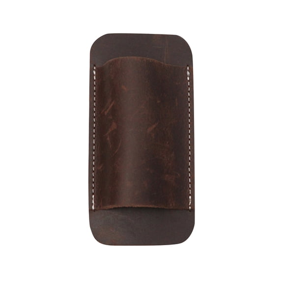 Mozhitti Retro Leather With Belt–Handmade Horizontal Carry Holster For Folding/Pocket Scabbard For Men