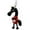 D, variant on Plush Horse Keychain with Knit Scarf Cute Animal Bag Charm for Backpacks and Keys (Multiple Styles), Hangs