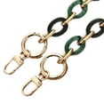 thumbnail image 4 of kusrkot Acrylic Alloy Bag Chain Strap Shoulder Strap Purse Making Accessories Detachable Green 60cm, 4 of 9
