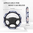 thumbnail image 3 of Cauagu Gold Glitter Shining In Light With 2025 Print Car Steering Wheel Cover - Universal Car Accessory for Diverse Cars for Steering Wheel with a Diameter of 14.5"-15", 3 of 7