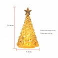 thumbnail image 3 of 4 Pack Night Light Crystal Mini Christmas Tree Light Flameless LED, 3 of 6