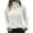White, variant on Viikei Cardigan Sweaters for Women Plus Size Women Casual Fashion Pullover Long Sleeve Round-Neck Sweater