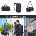 thumbnail image 7 of Garment Bags for Travel,45L Carry  Convertible Garment Duffle bag for Men Women - 3 in 1  Suit Travel Bag with  Strap, 7 of 7