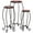 Red, variant on vidaXL Plant Stand Mosaic Table Patio Flower Pot Stand for Hall Patio Ceramic