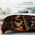 thumbnail image 4 of This is My Horror Movie Watching Blanket Blanket Microfiber Flannel Throw Lightweight Super Soft Cozy Blankets for Couch Bed Sofa Chair, Gift for Birthday Thanksgiving Christmas 80"x60" for Adult, 4 of 6