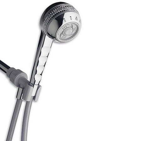 Chrome Hand-Held Shower With Hose