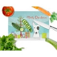 thumbnail image 2 of Caroline's Treasures Christmas Tree and Bull Terrier Glass Cutting Board Large, 2 of 2
